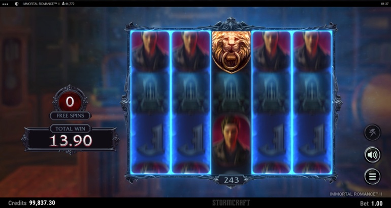 Immortal Romance 2 - Synchronized Reel Spins