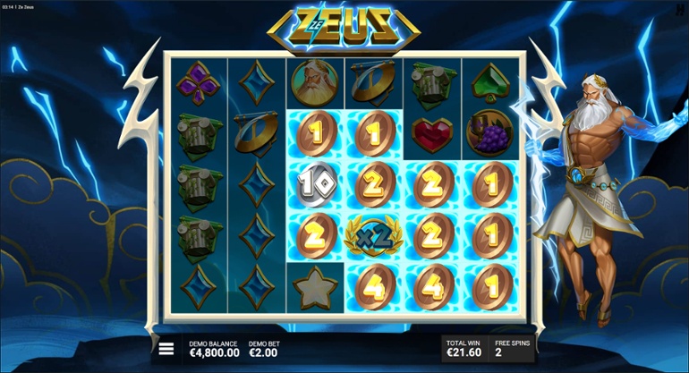 Ze Zeus - Coin symbols payout