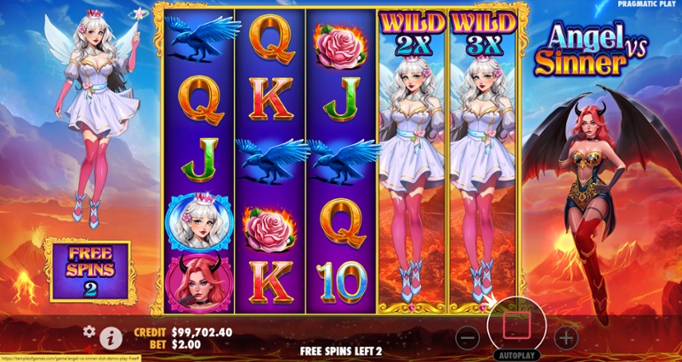 Angel vs Sinner - Expanding Wilds