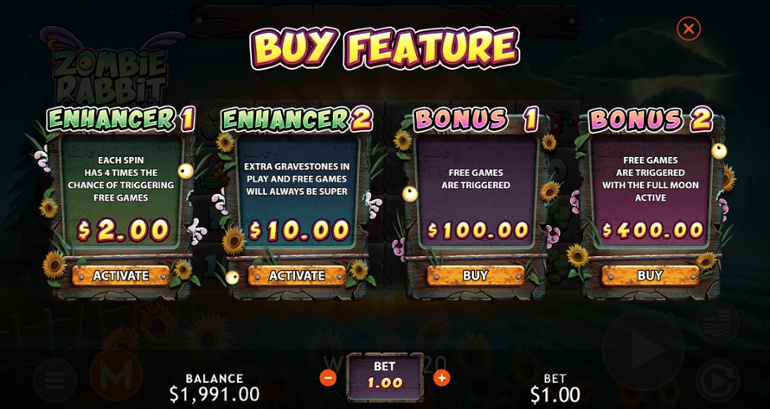 Zombie Rabbit Invasion - Buy Feature