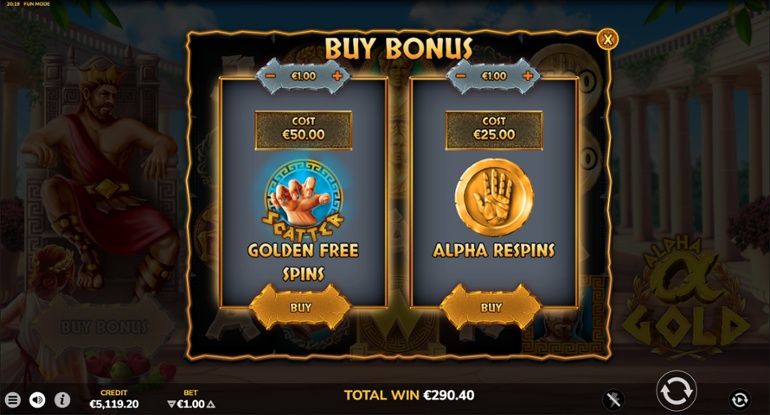 Alpha Gold - Buy-in options