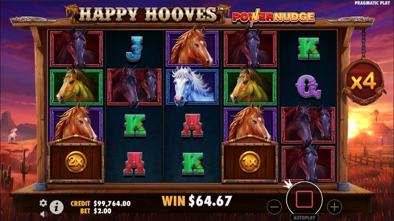 Happy Hooves - Free Spins win